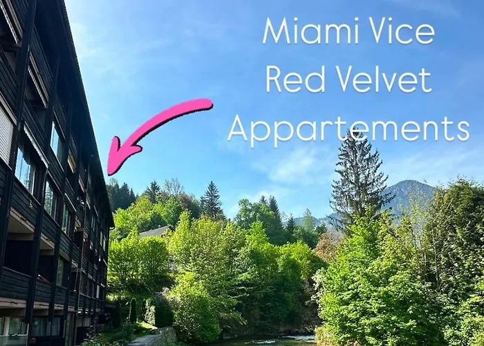 Miami Vice Mit Balkon & Flussblick-das Alpenzeit Im Zentrum Mit Parkplatz Apartment