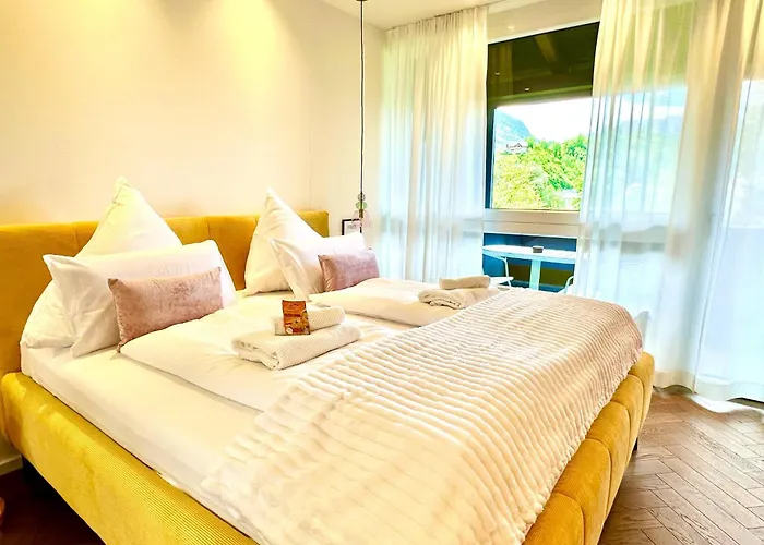 Apartment Miami Vice Mit Balkon & Flussblick-das Alpenzeit Im Zentrum Mit Parkplatz